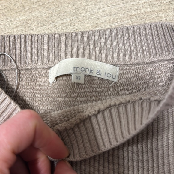 Beige/taupe sweater. - Picture 2 of 2